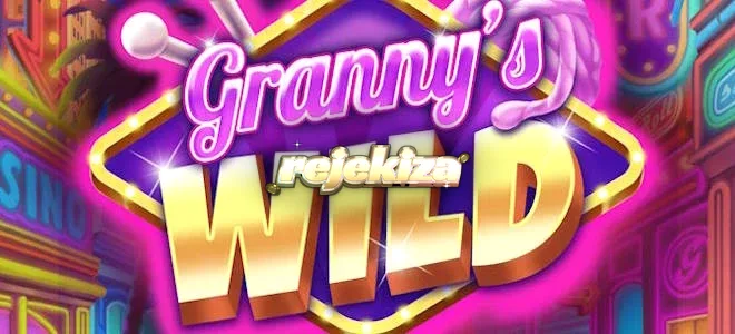 Tampilan visual slot Granny’s Wild dengan elemen koin dan simbol ceria
